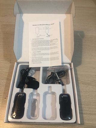 🎤 MICROFONO INALAMBRICO DE SOLAPA 🎤