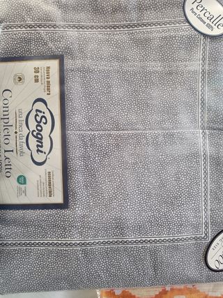 Lenzuola matrimoniali cotone percalle