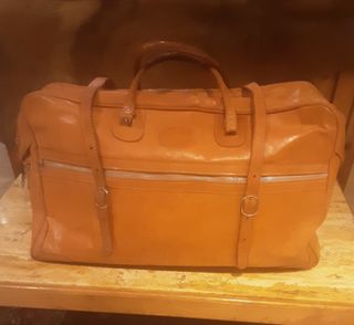 Bolsa cuero natural