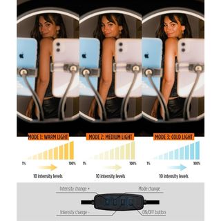 Aro de Luz 33cm 13" de diámetro con Trípode