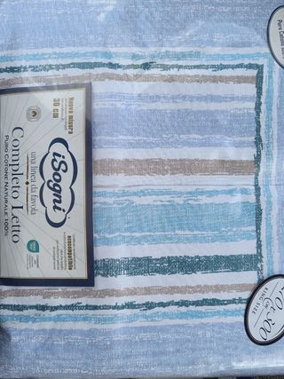 Lenzuola matrimoniali cotone percalle