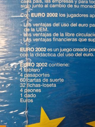 Juego Euro 2002 Educa NUEVO