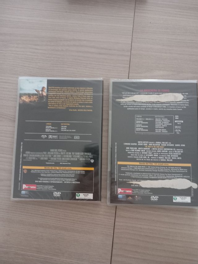 2 dvd sigillati in italiano