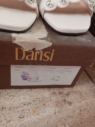 sandalias Dansi número 42 a estrenar