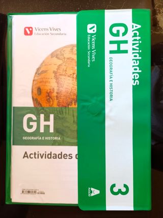 Actividades geografía e historia 3 secundaria