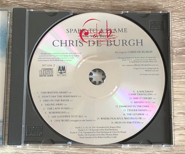 Chris de Burgh  "Spark to a Flame - CD