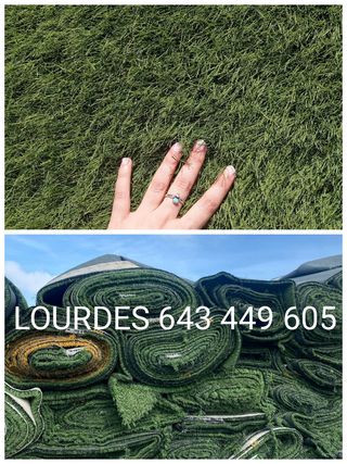 Césped artificial reciclado