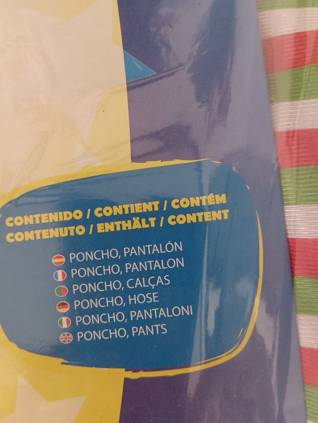 Disfraz T.5-12 de niño mejicano