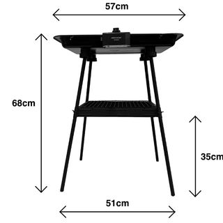 Barbecue Elettrico SABOR KIT 2200W Griglia Regolab