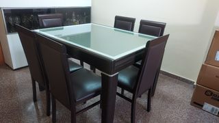 Mesa comedor y sillas