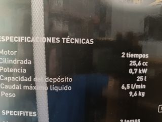 Fumigador motor gasolina