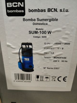 Bomba sumergible SUM 100W