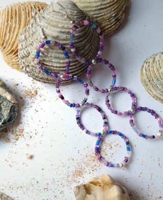 Pendientes abalorios 