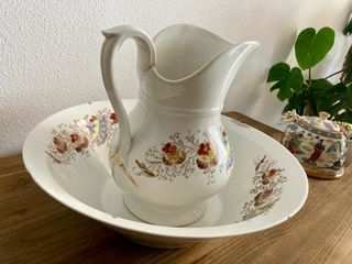 Gran Jarrón y Plato a juego