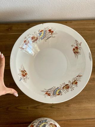 Gran Jarrón y Plato a juego