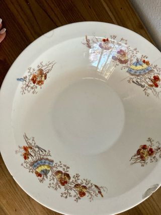 Gran Jarrón y Plato a juego