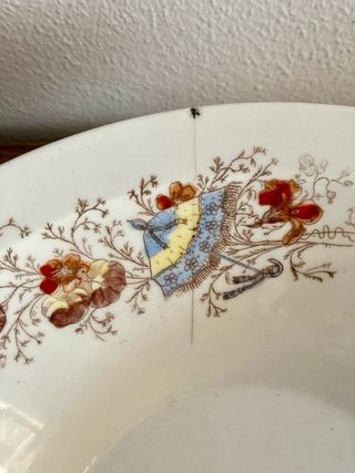 Gran Jarrón y Plato a juego