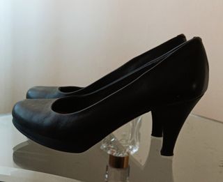 ZAPATOS MUJER PIEL NEGROS  Vestir