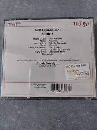 Cheburini. Medea. Maria Callas