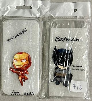 2 Fundas iPhone 7/8/SE > Superhéroes