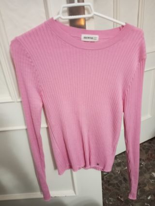 Jersey fino rosa brownie