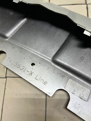 Deflector delantero plata BMW x3