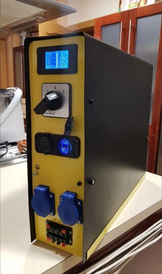 Sistema eléctrico portátil , carcasa (sin bateria)