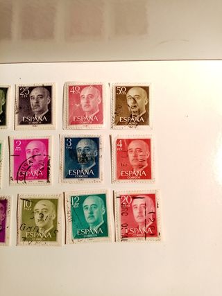 Lote sellos ESPAÑA Franco