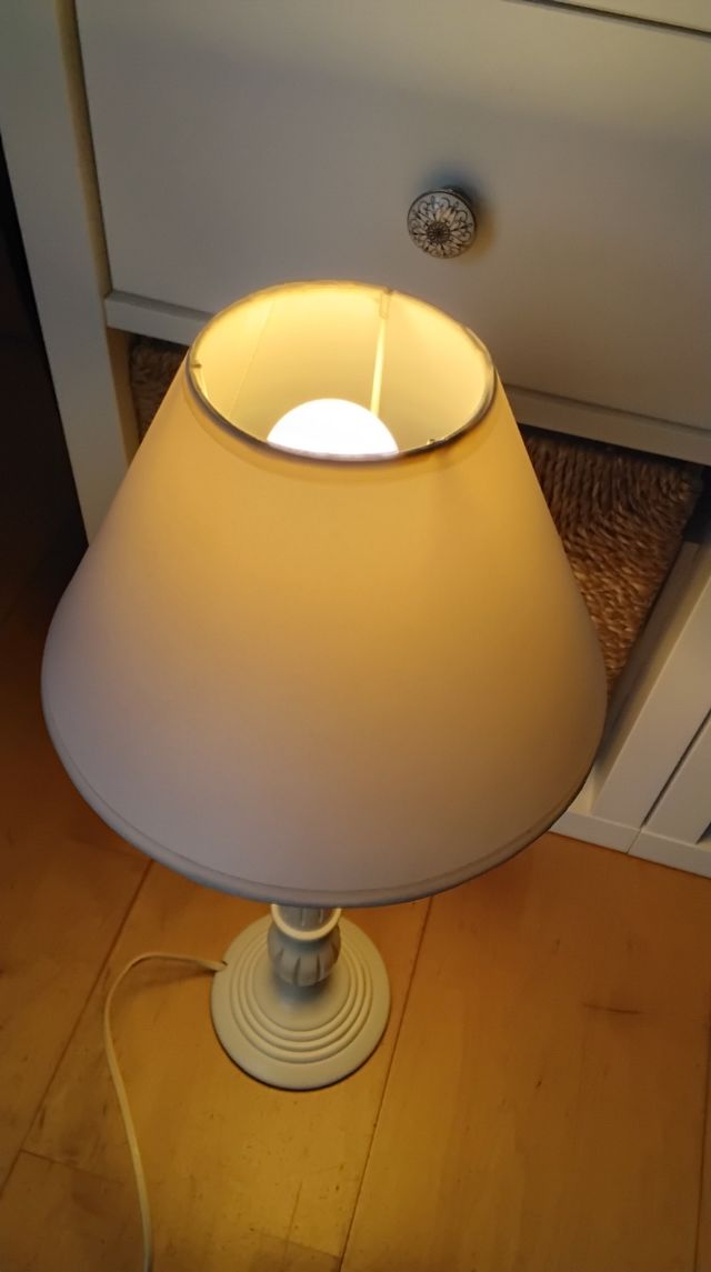 Lámpara shabby-chic