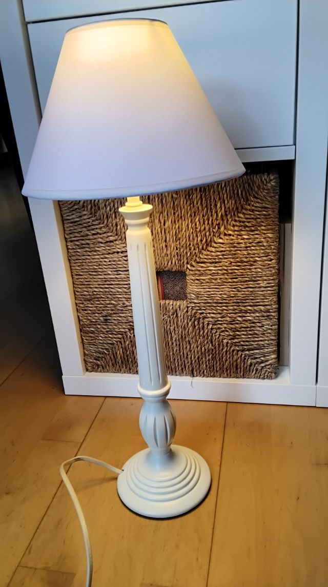 Lámpara shabby-chic