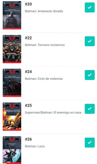 Comic Batman y Superman ecc salvat