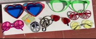 DISFRAZ AÑOS 60, FLOWER POWER HIPPIE