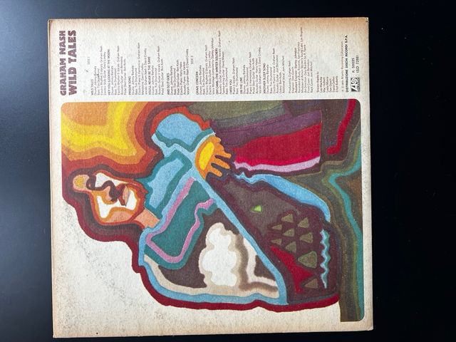 Graham Nash-wild tales vinile 1973 vintage