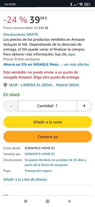 Mesa auxiliar