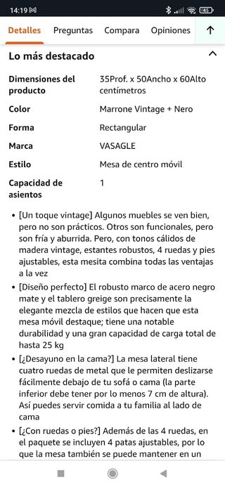 Mesa auxiliar