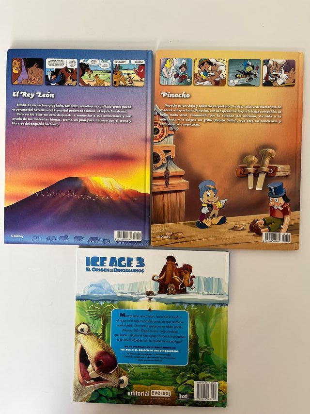 Lote de 3 cuentos infantiles