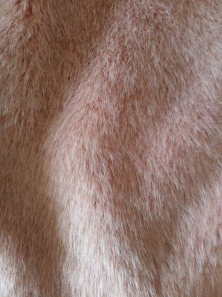 Chaleco de pelo(niña) rosa palo