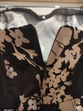 Vestido fiesta marrón 