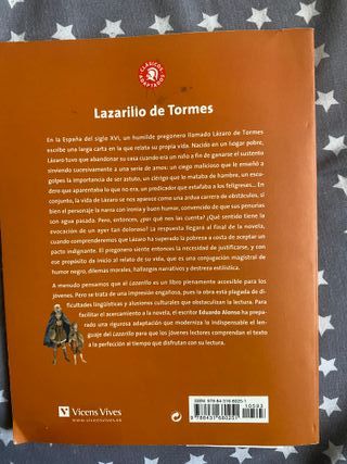 Libro Lazarillo de Tormes VICENS VIVES