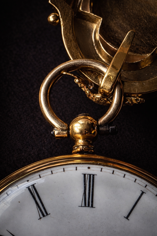 Antiguo Reloj Broche Joya VACHERON en Oro Ca 1860