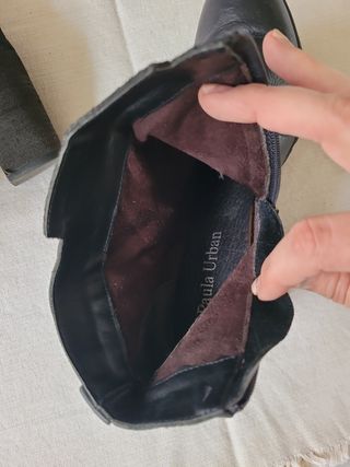 Botín piel . Paula Urban