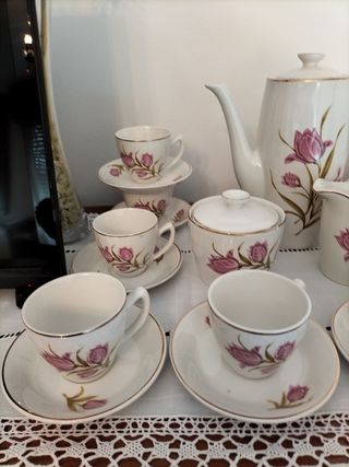 Juego de café vintage .