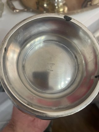 Juego de cafe, en plata Christofle