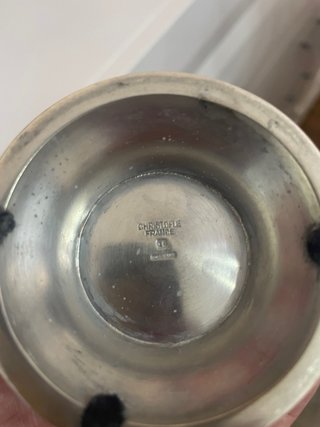 Juego de cafe, en plata Christofle