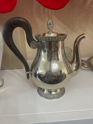 Juego de cafe, en plata Christofle