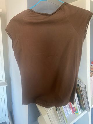 Camiseta marron mujer