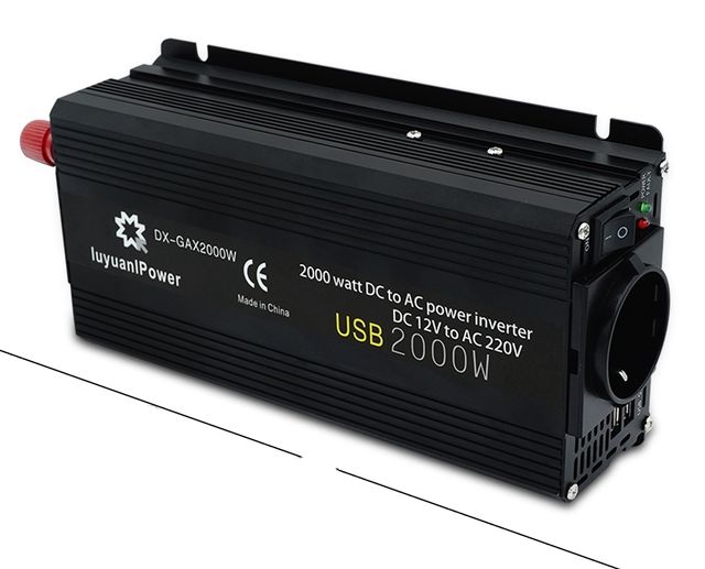 Inversor de corriente para coche, transformador 💯