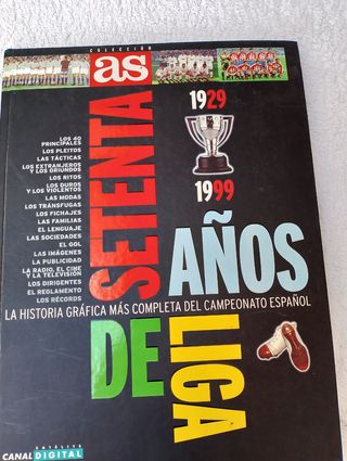 Libro Futbol LIGA 70 años