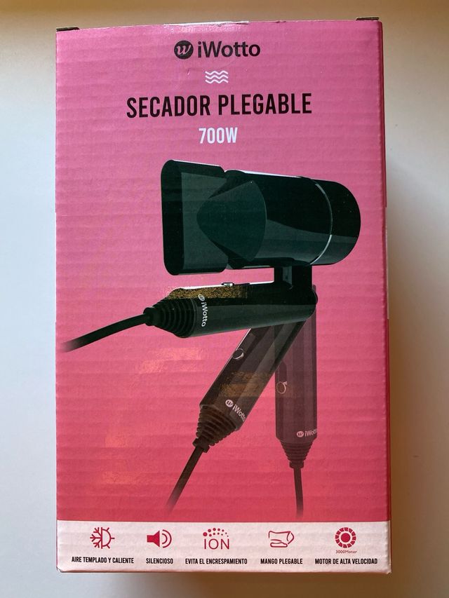 Secador de pelo plegable