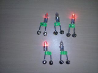Cascabeles luminosos de pesca